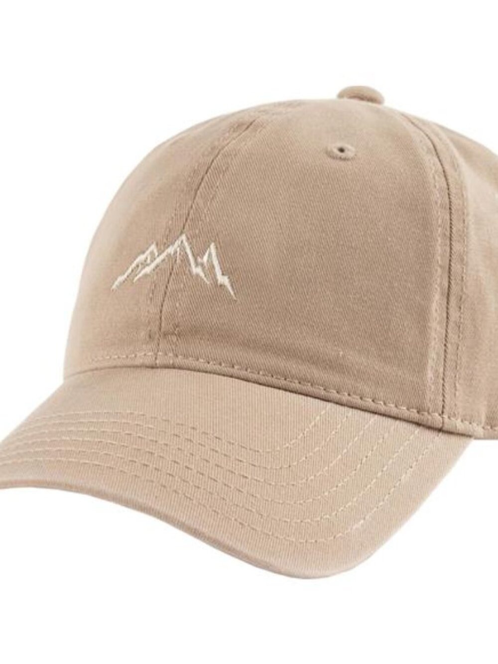 Mens Baseball Cap Mountain Embroidery Dad Hat Vintage Washed Cotton Adjustable